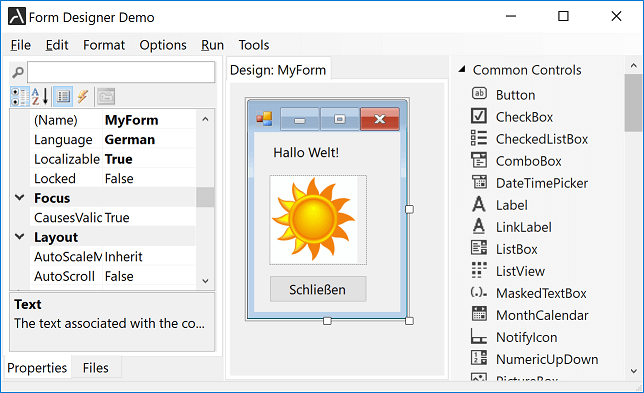 Form Designer improvements