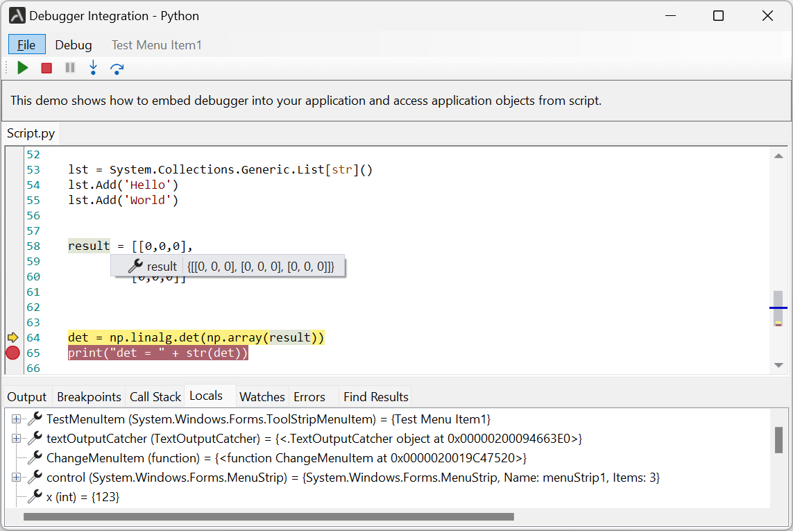 Python Scripting and Debugging